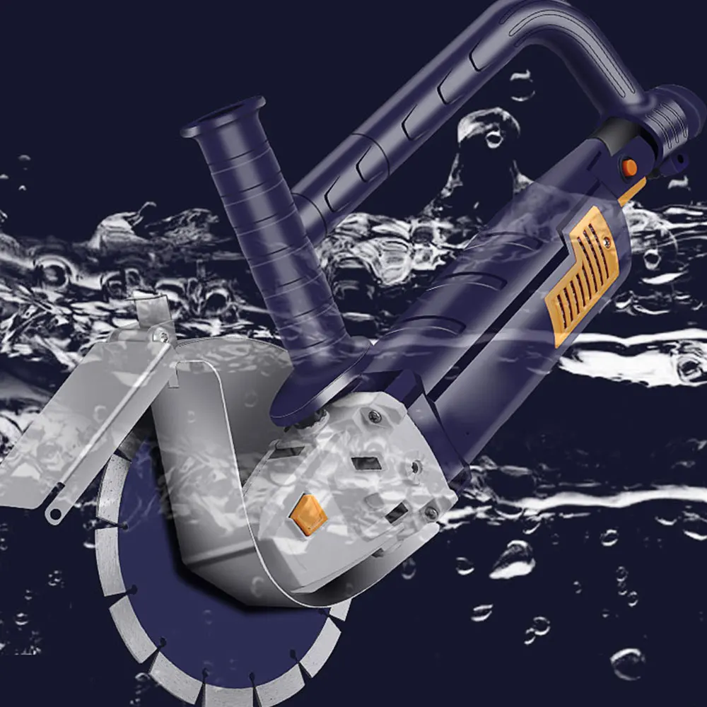 Electric Wall Chaser 4.5KW 5.5KW Brushless Seamless Groove Cutting Machine Steel Concrete Circular Saw Slotting machine
