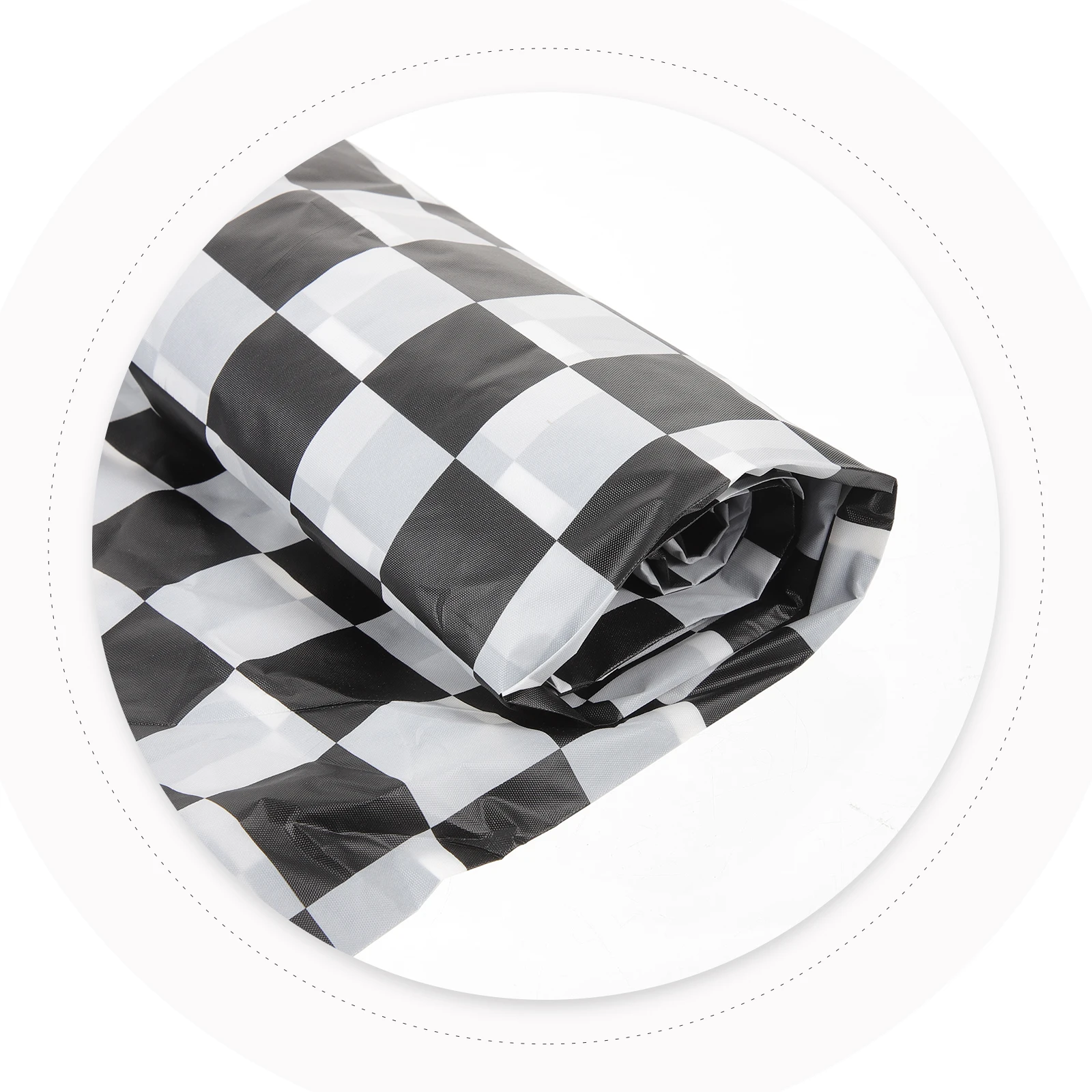 

Black White Grid Pattern Waterproof Table Cover Oil Proof Stain Resistant Tablecloth Waterproof Table Cover