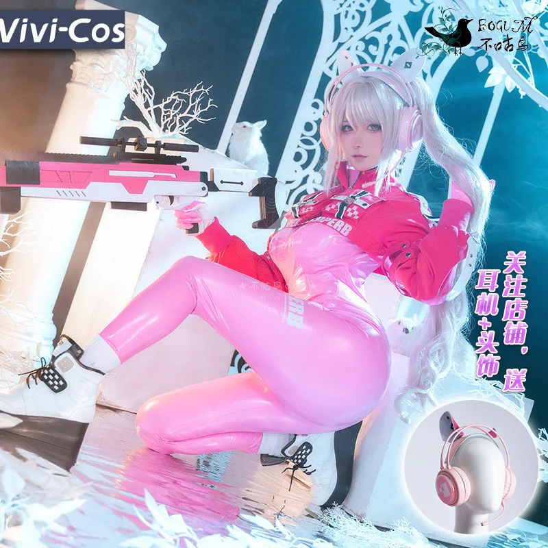 

Vivi-Cos Game NIKKE The Goddess Of Victory Alice Sexy Pink Bodysuit Cosplay Women's Costume Activity Party Role Play S-XXL