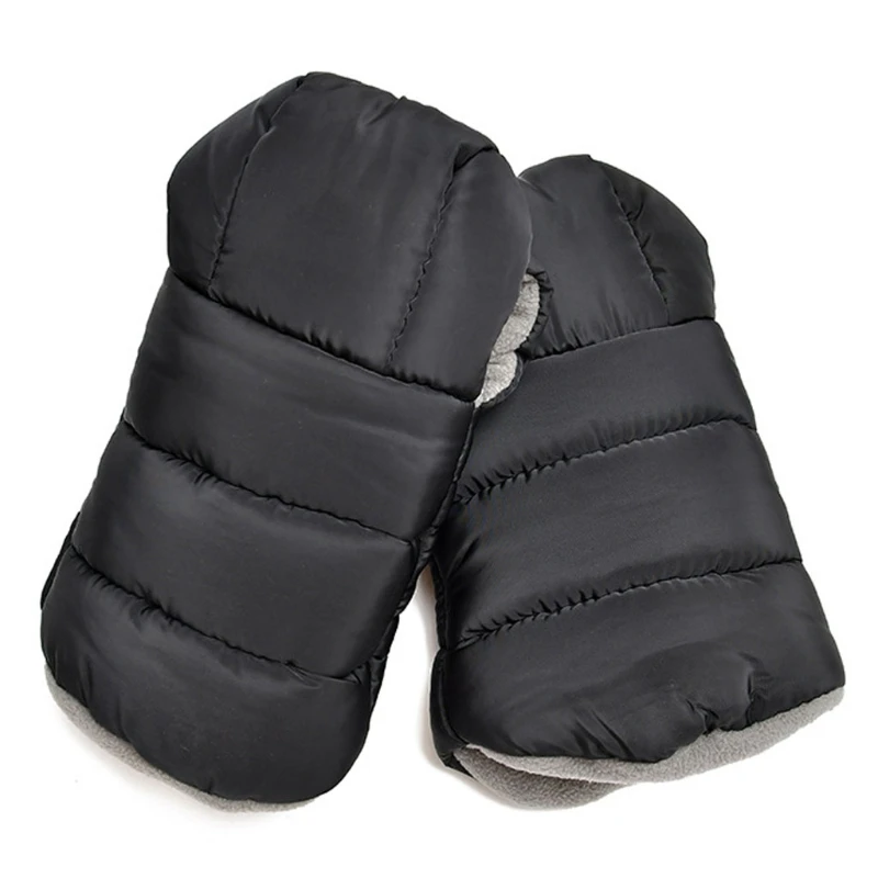 Y1UB Winter Warm Stroller Gloves Warmmuffs Waterproof Anti-Freeze Baby Pram Hand Muff