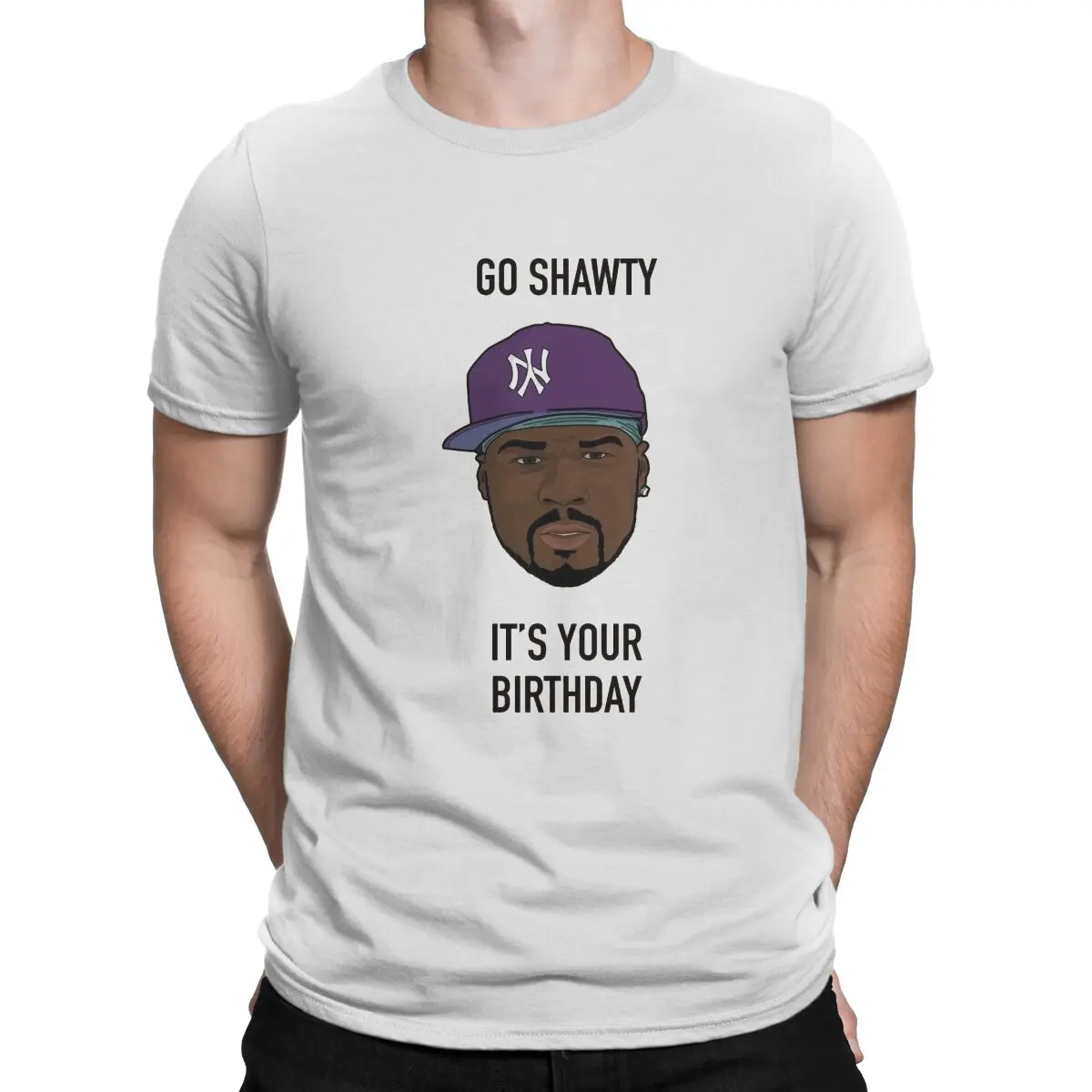 50 Cent Rapper Men's TShirt Birthday Music Individuality T Shirt Harajuku Sweatshirts New Trend