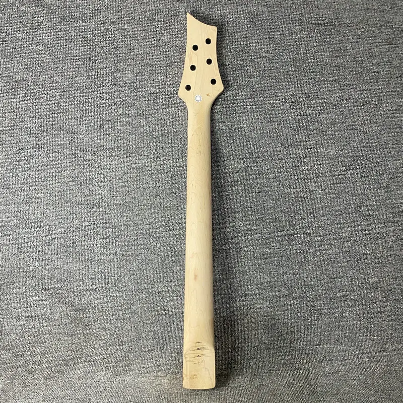 GN111 Maple with Rosewood 24 Frets Neck for  Genuine and Original Mitchell Electric Guitar Fingerboard Damaged DIY Parts