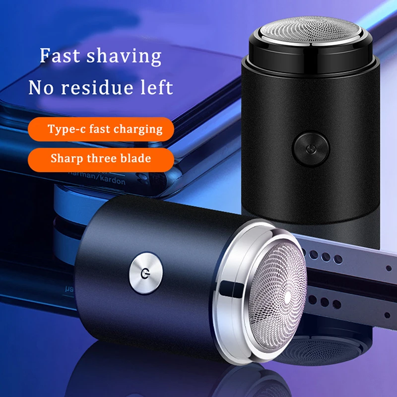 Electric Mini Shaver Travel Shaver Pocket Size Electric Razor Portable Outdoor Beard Razor for Men