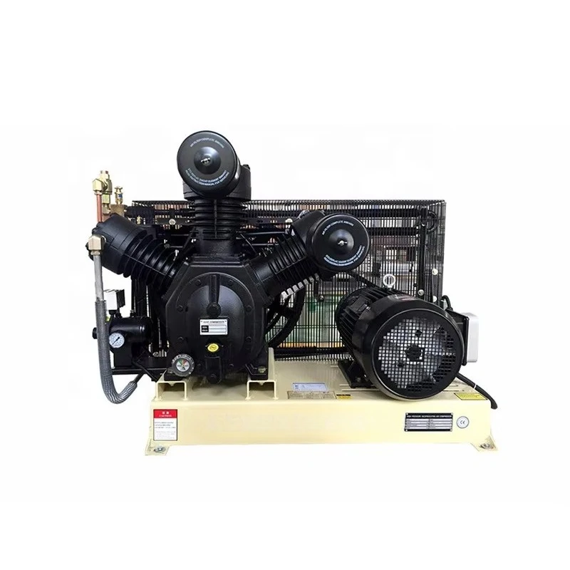 High Pressure Piston Air Compressor 20/25/30 Bar – Oil-Lubricated Industrial Grade for Auto Repair & Workshop