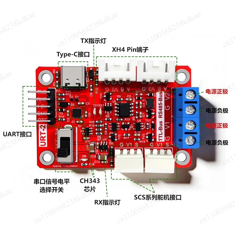 Multifunctional Signal Converter Bus Servo Control Circuit Board