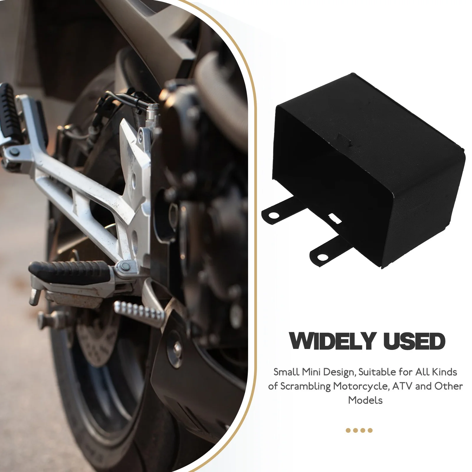 Pudełko na części zamienne Kompaktowe metalowe etui do przechowywania akcesoriów do motocykli, quadów i pojazdów terenowych z możliwością ładowania