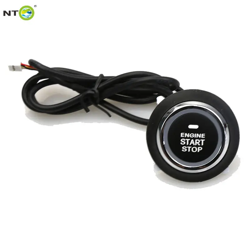 NTO Auto Smart Car Push Start Stop Remote Control Engine Starter Keyless Start System Ignition Button Car Alarm Systems