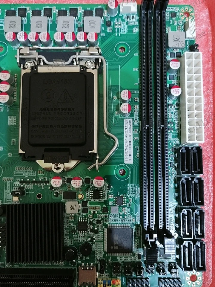C236 NAS Motherboard 8 SATA3 4 I226 2.5G NVMe M.2 Dual DDR4 PCIe 8x For 9th Gen Celeron i3 i5 E3 V5 V6