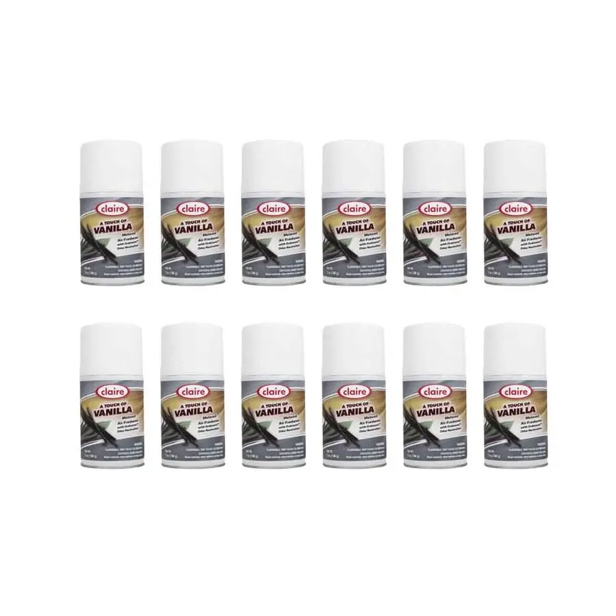 

CL10812pk A Touch of Vanilla Metered Air Freshener 7 Oz. Net Wt, 12 Count