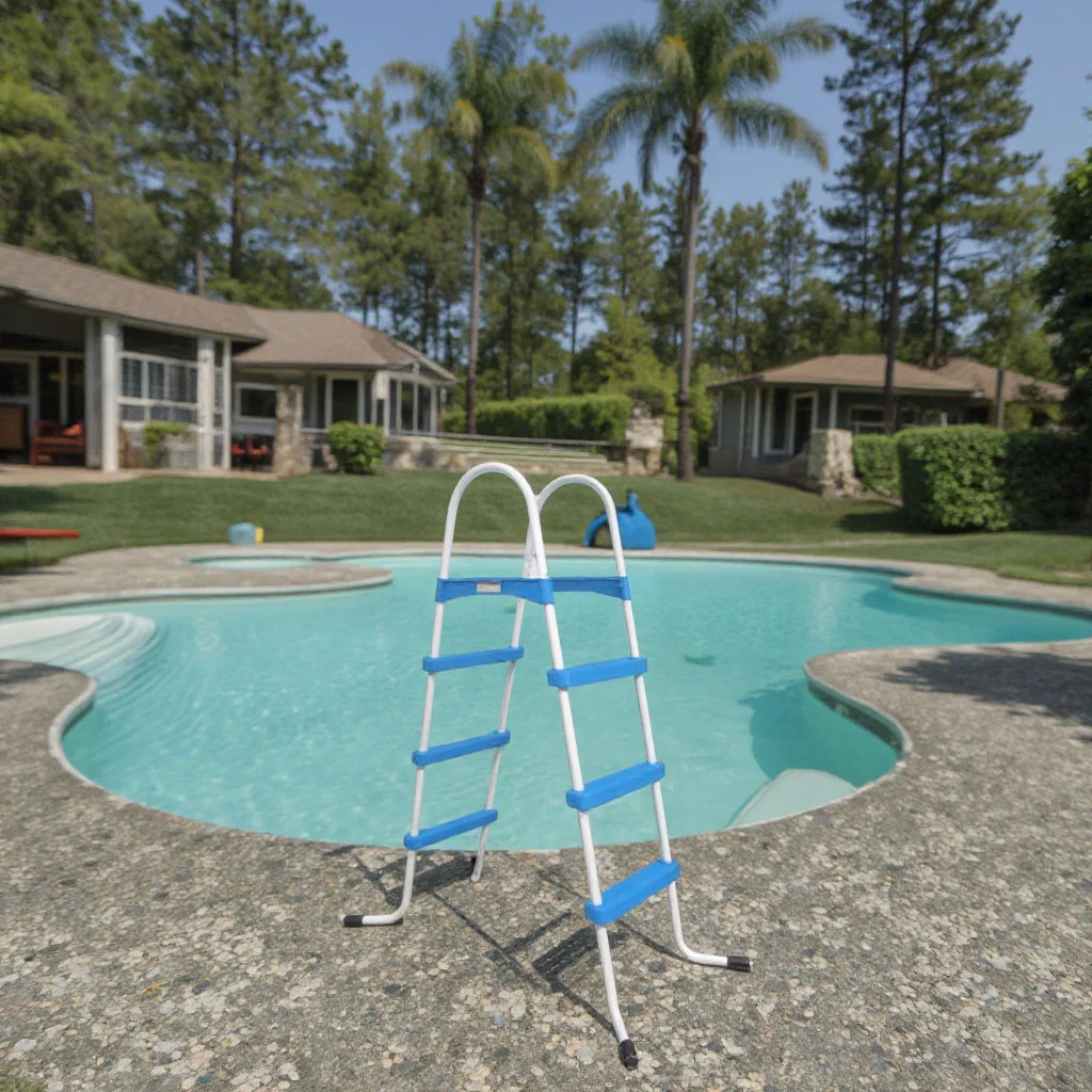 

105cm 300cm Pool Ladder with Removable Safety Steps - 36" 42" Highpromote sales