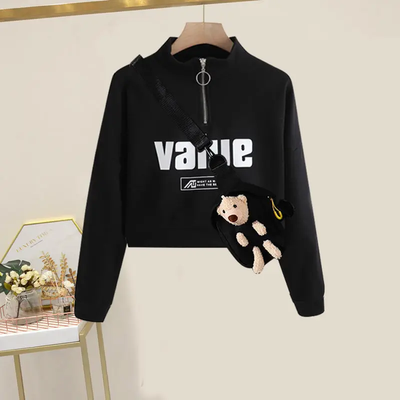Spring and Summer Fashion Suit Women's 2023 Latest Student Fashion Korean Loose Short Top Casual Pants Two-piece Set