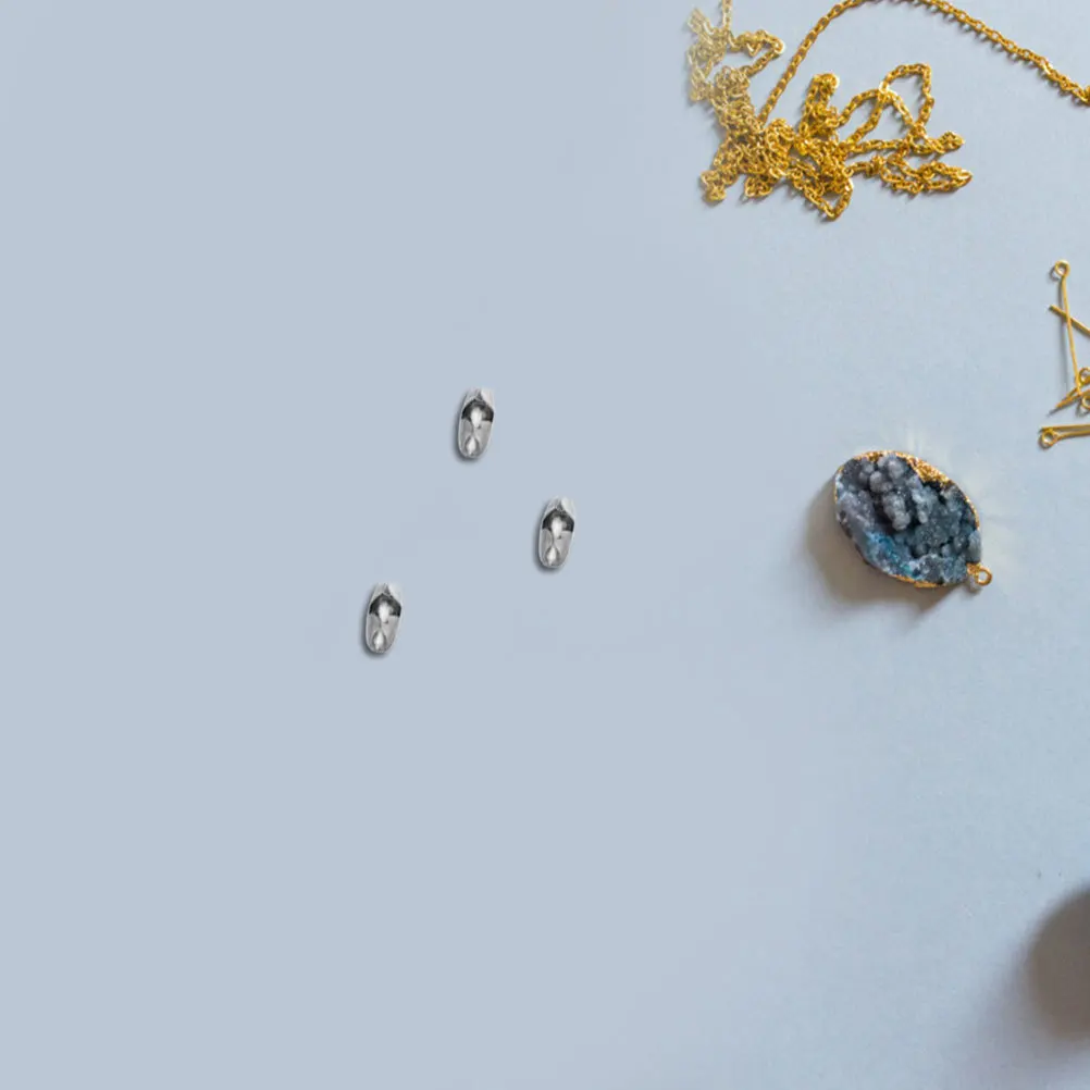 20 قطعة سلسلة الكرة المعدنية موصل المشابك الفولاذ المقاوم للصدأ مطرز سلسلة مقاطع لصنع المجوهرات عقد دي اي واي سوار إكسسوارات