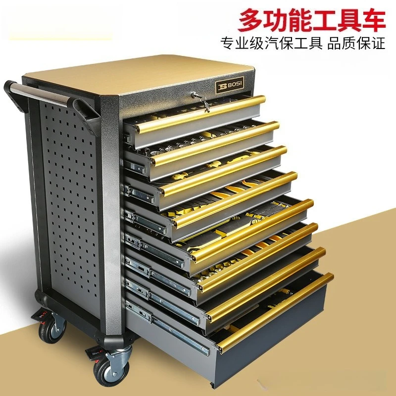 LH seven-layer multi-functional maintenance tool car room mobile tool cabinet
