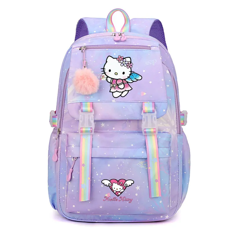 Mochila Hello Kitty Large capacity Waterproof Backpack for School Kawaii Anime cosplay bag Travel Bag School Student Girl Gift