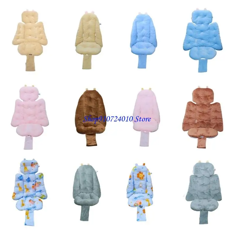 وسادة مقعد عربة أطفال قابلة للتكيف 77HD لحديثي الولادة، تصميم داعم للأطفال حديثي الولادة، يمكن غسلها في الغسالة