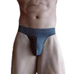 CLEVER-MENMODE seksi iç çamaşırı erkek külot erkek slip Penis büyük kese külot Net kısa Cueca hombre nefes alabilen külot