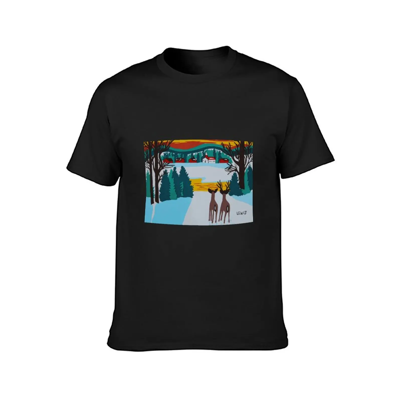 Maud Lewis T-Shirt tops shirts graphic tees t shirt for men