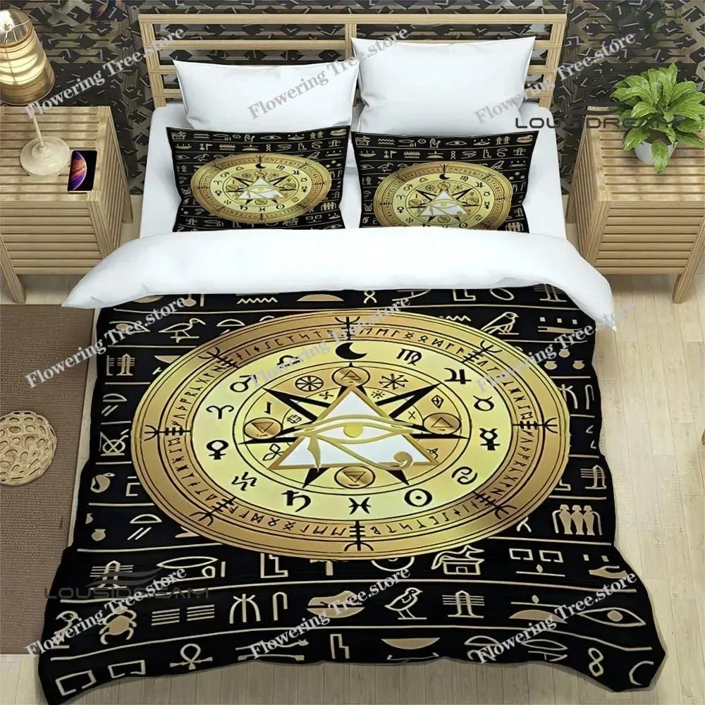 YU-GI-OH! Card Printed Bedding Sets Exquisite Bed Supplies Set Duvet Cover Bed Comforter Set Bedding Set Luxury Birthday Gift