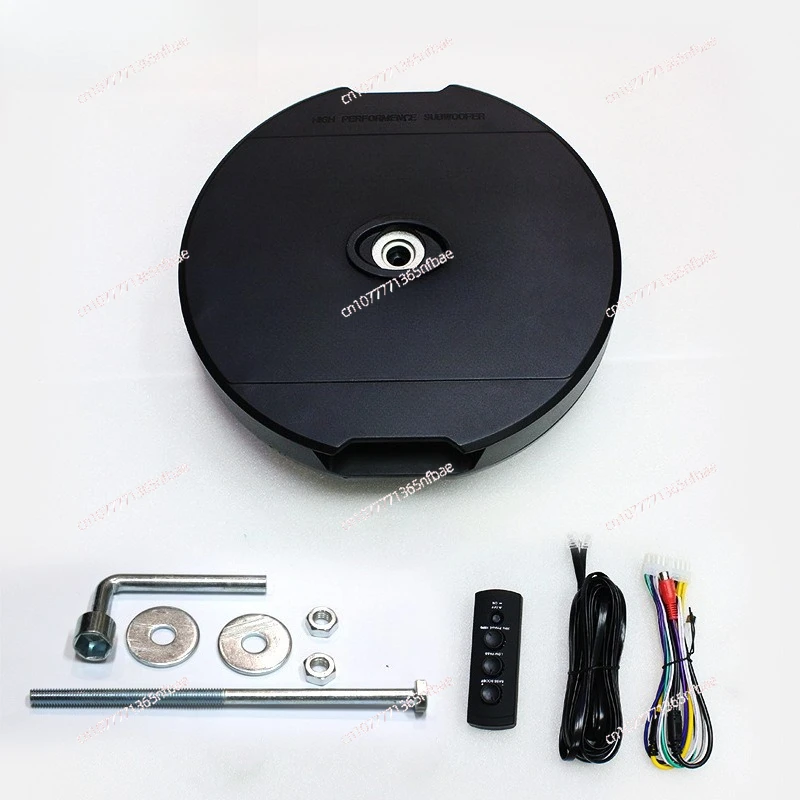 

12-дюймовый активный сабвуфер 12В высокой мощности для автомобиля, модифицированный сабвуфер для запасного колеса