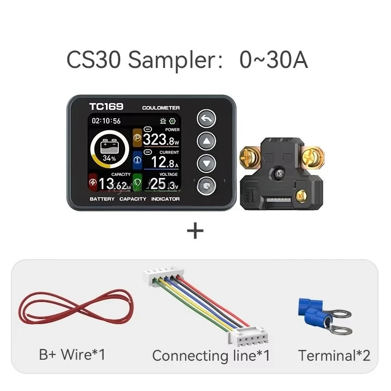 Yixingmicro TC169 عالية الدقة شاشة البطارية الذكية تهمة التفريغ الجهد مؤشر قدرة البطارية متر فاحص