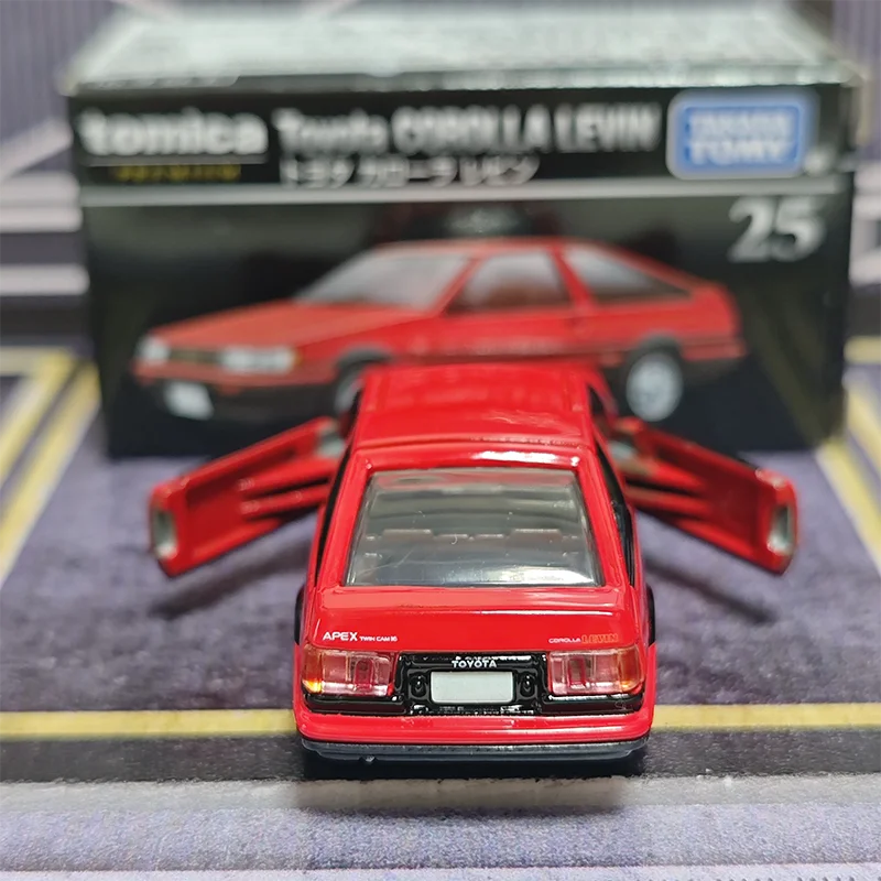 

Коллекционная модель автомобиля Takara Tomy Tomica Premium 25 Toyota Corolla Levin из литого сплава, масштабная миниатюра, подарок