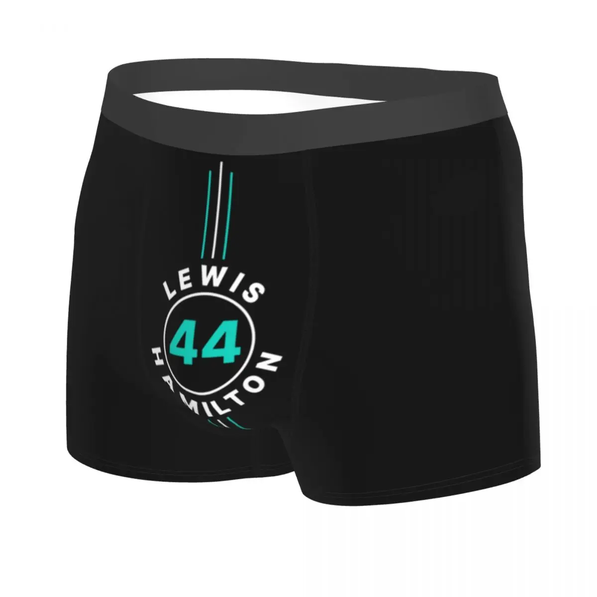 Custom The Lewis Motorsport Boxer Shorts For Men 3D Printed 44 Number Car Racing Underwear Panties Briefs Breathable Underpants