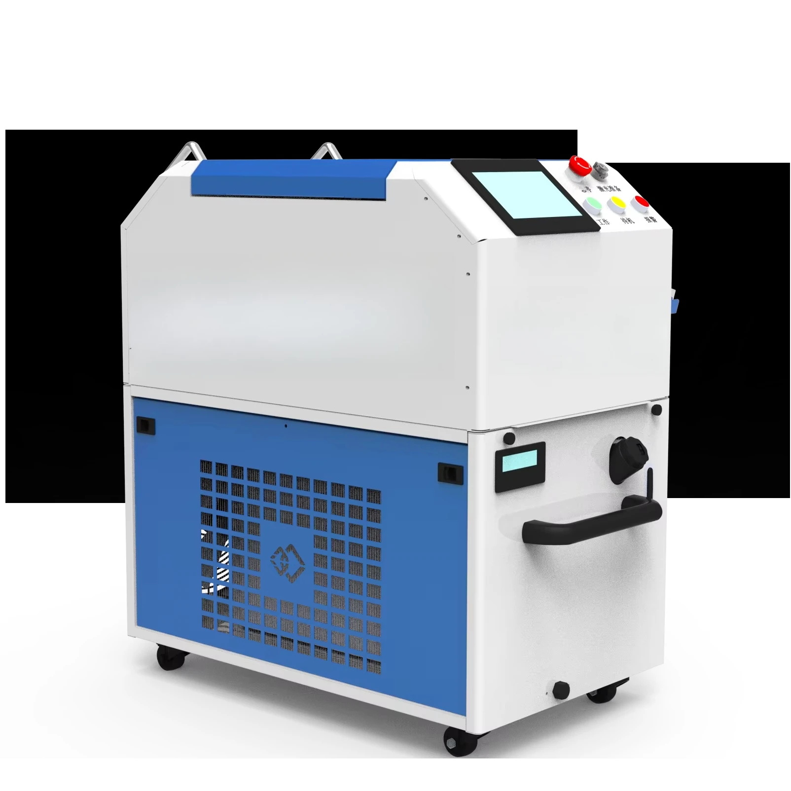 2000W Continuous Fiber Laser Machine Water-Cooled For Metal Paint Stripping For Construction Farm Equipment Wood & Stone Works