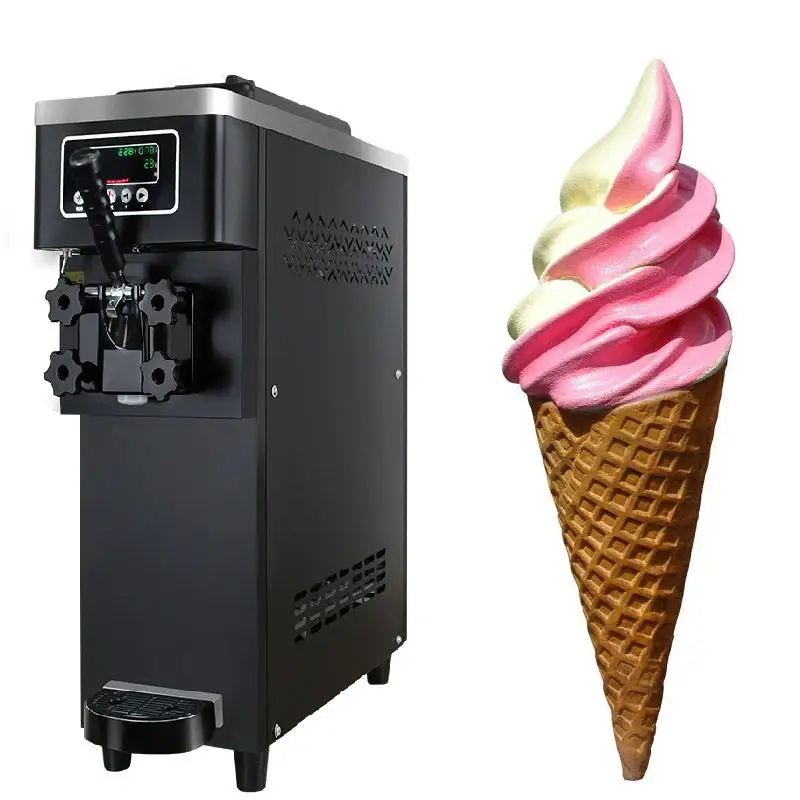 

Commercial Ice Cream Maker Fully Automatic Stainless Steel Vending Soft Serve Ice Cream Machine for Business