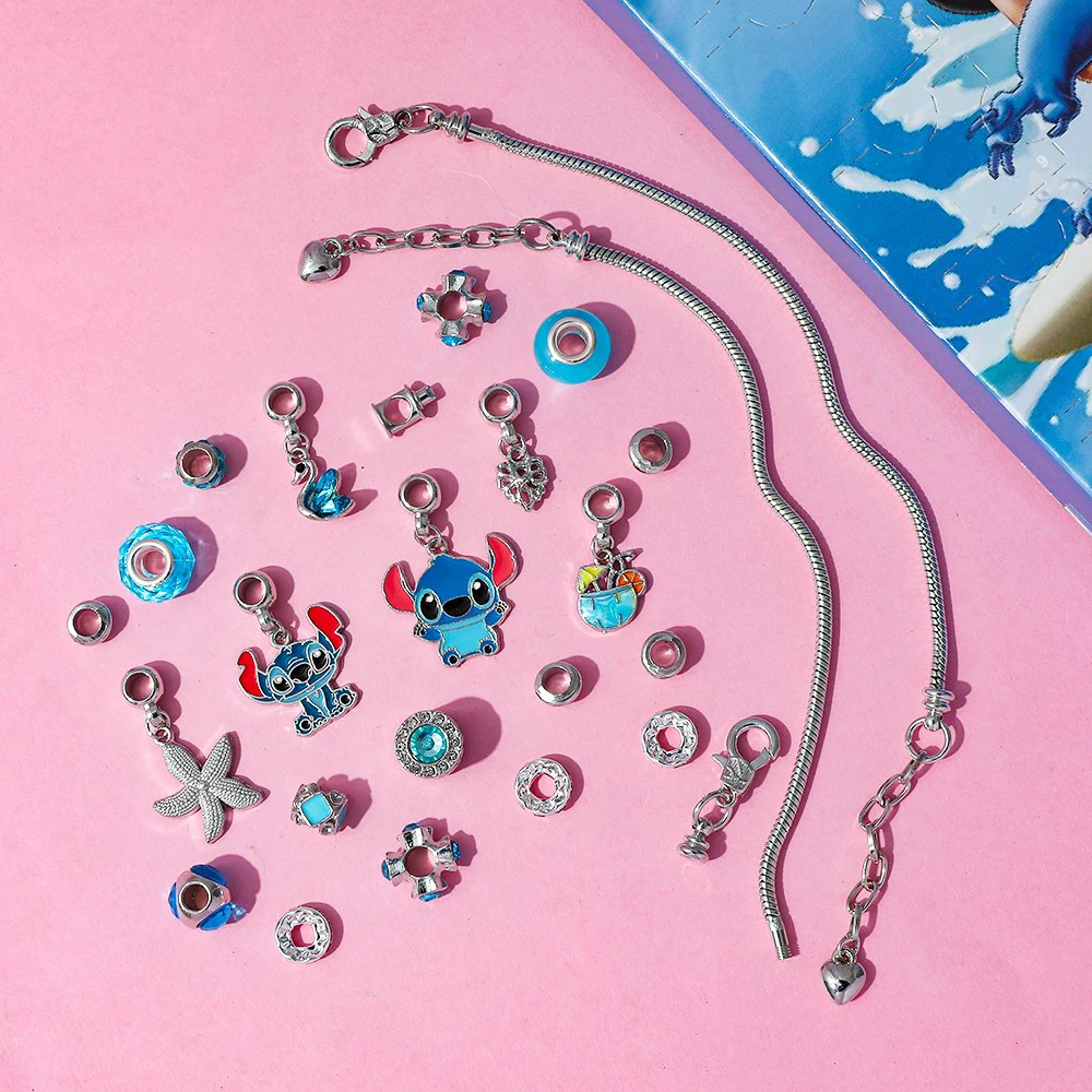 Disney Classics Cartoon Lilo & Stitch Advent Surprise Blind Box DIY Charms Stitch Hanger Accessoire voor Vriend Festival Geschenken