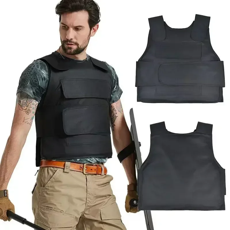 Tactical Stab-proof Plates Anti Stab Steel Plate,10x12in Puncture-Proof,Anti Chop Guard Self Defense Armor Carrier Security Vest