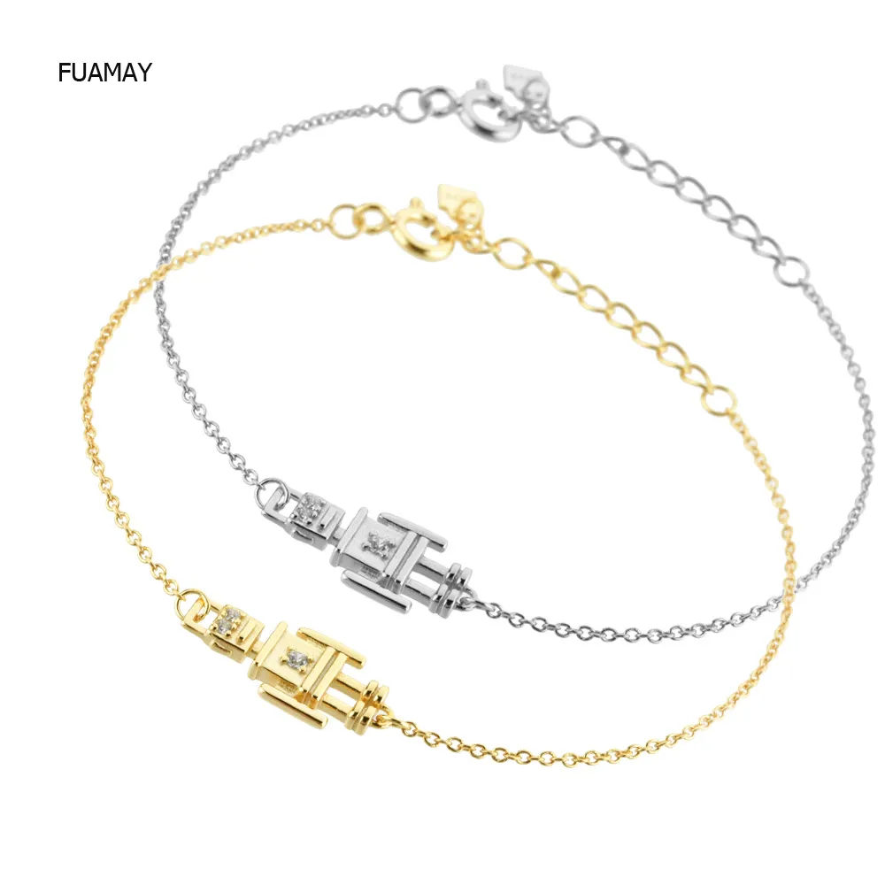 FUAMAY Fashion Jewelry Bracelets & Bangles Woman Ladys Robert Charm Bracelets