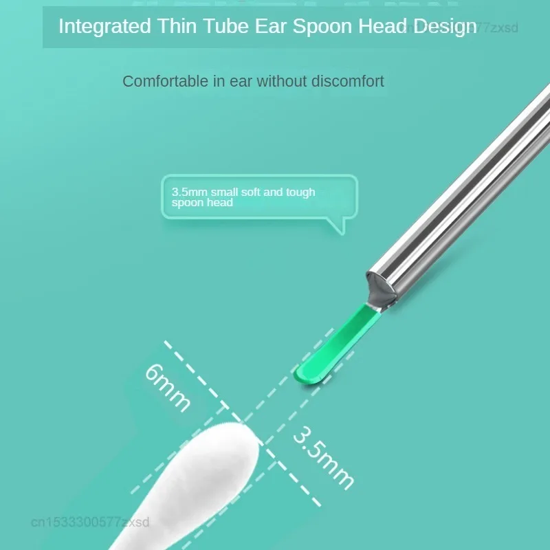 Xiaomi-Smart Visual Ear Sticks, endoscópio de alta precisão, Ear Wax Removal Tool, Ear Cleaner portátil, impermeável, conforto doméstico