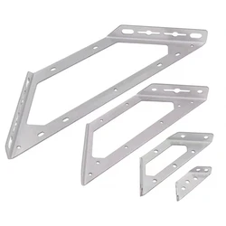 Universal Furniture Corner Connector Stainless Steel Corner Code Fastener Triangular Support  Corner Bracket Furniture Hardware
