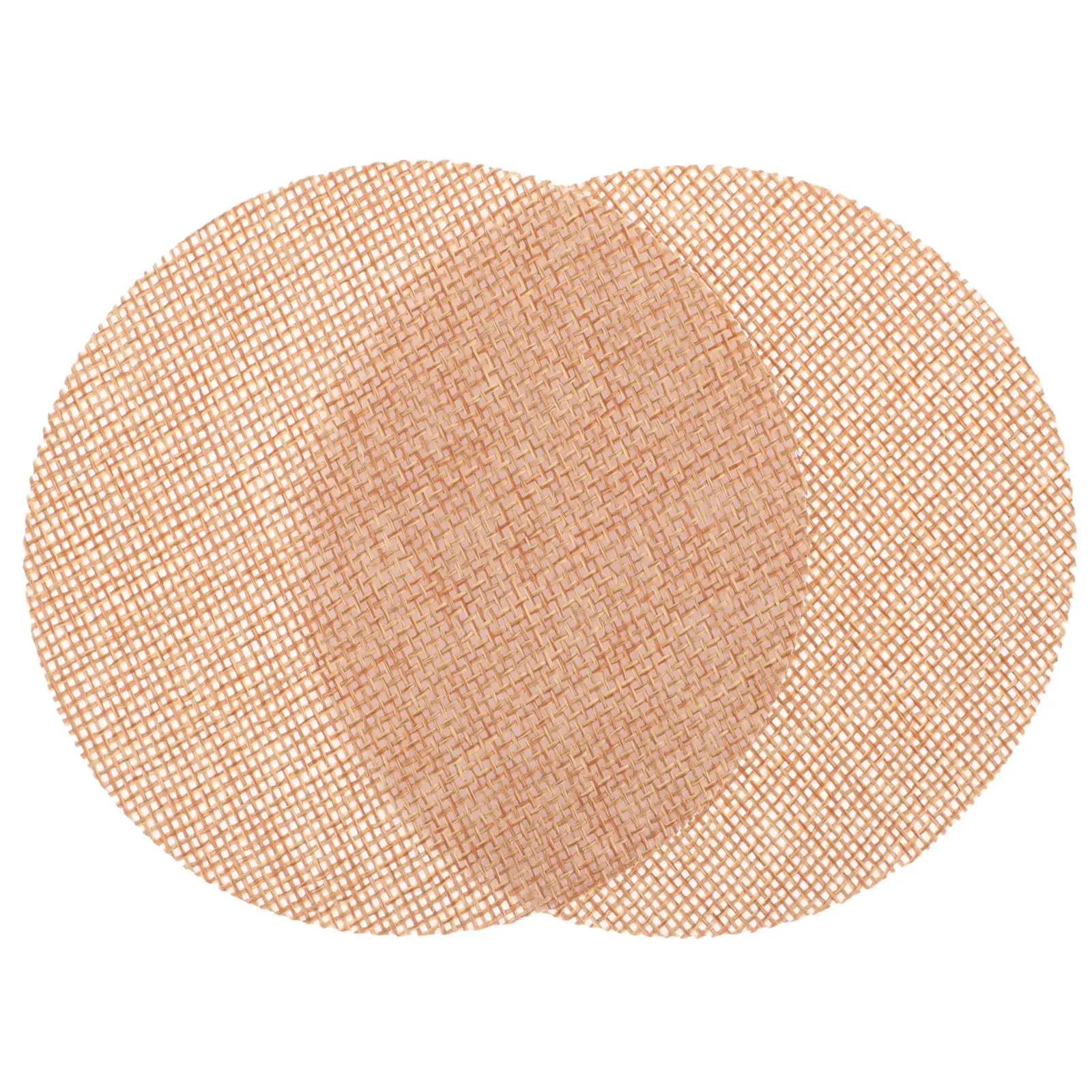 

2pcs Baby Protection Soft Light Pendant Lampshade Shading Plates Lamp Shade Diffuser Brown 10CM Diameter Fabric