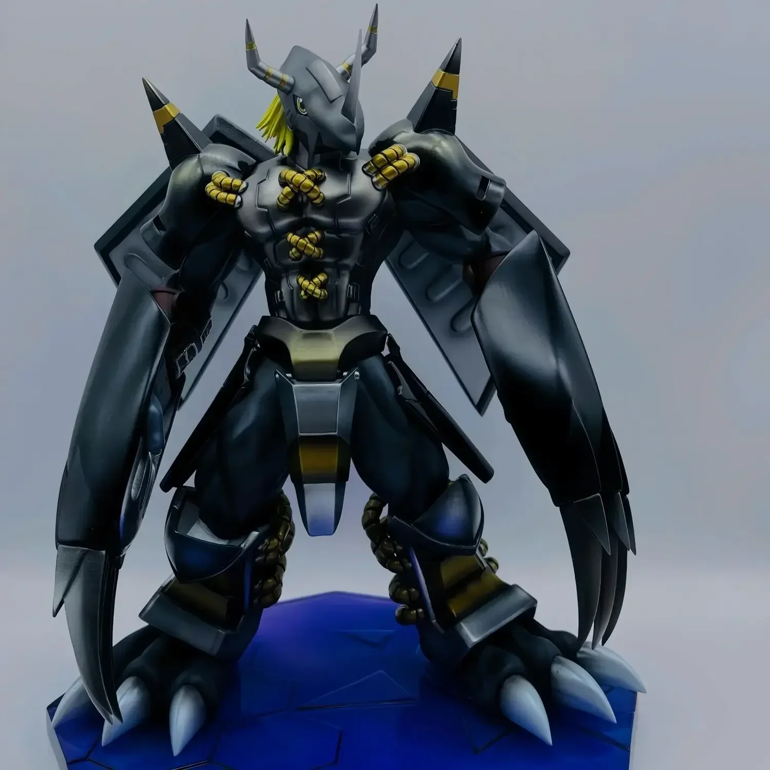 22 سنتيمتر ديجمون مغامرة عمل أرقام Greymon معركة نموذج لجسم أنيمي تمثال تمثال حلية الأجهزة الطرفية سطح المكتب ديكور الهدايا