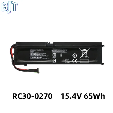 15.4V 65Wh RC30-0270 Laptop Battery 8Cell for Razer Blade 15 Base Stealth 2018 Notebook RZ09-03006 RZ09-0270 RZ09-02705E75-R3U1