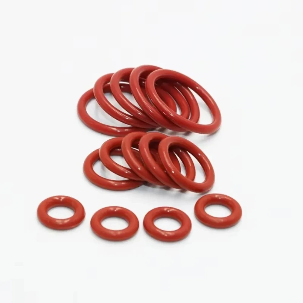 Silicone O Ring Set 10 Größen Öl und Hitzebeständig Gummi Dichtungsring Dichtungsdichtung Universelles Ersatzteil für Autoreparatur Wasserhahn Sanitär Rohre Luft Gasleitungen Haushalt und Industrie ZubehörRunde Dichtun – Detail 16