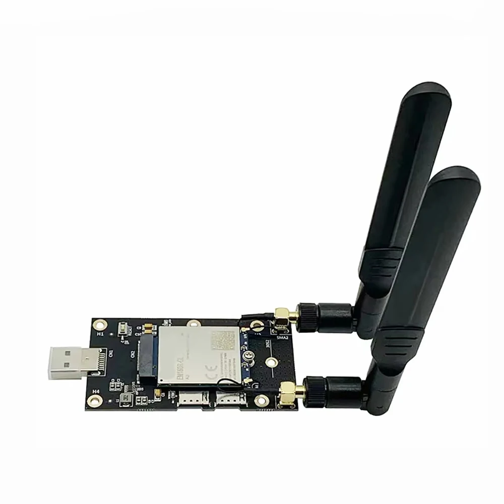 NGFF M.2 to USB 3.0 Adapter Board 4G Antenna For LTE Cat16 EM160R-GL EM12-G EM06-E EM06-A EM120R-GL EM121R-GL M.2 Modem