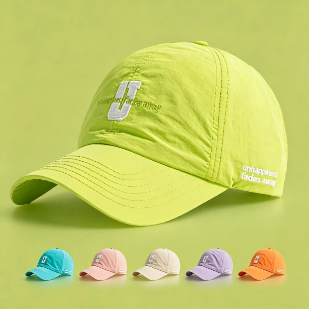 Aquatic Sports Hat - Baseballpet Gebogen rand Mesh Waterdicht Borduren