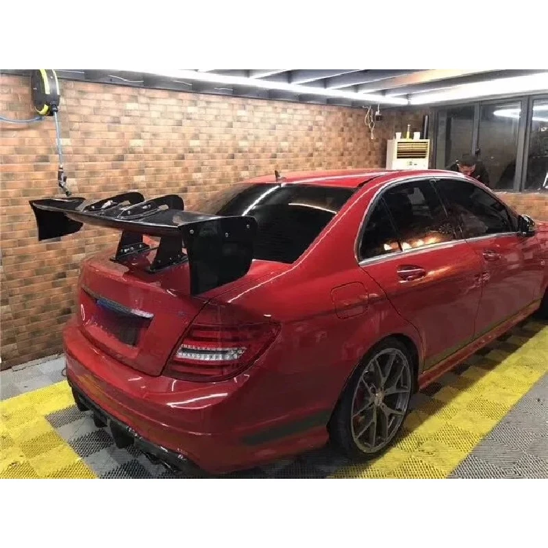 Superior Quality Carbon Fiber High Rear Wing Kit, Universal Single Deck Spoiler 5 Series Bumper Styling Upgrade Accessories