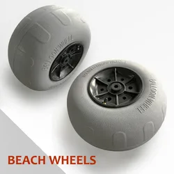 12 Inch TPU Inflatable Beach Wheel Suitable For Kayak Trailer Garden Trolley Low Speed Beach Car Special Beach Tires