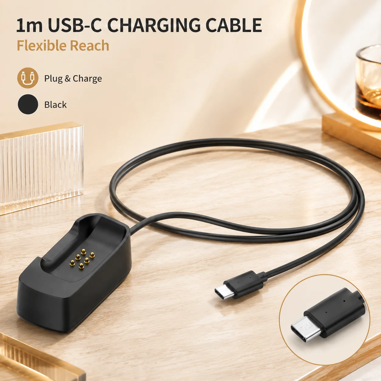 Magnetische Ladestation für DJI Mic Mini 2 Mic 3 Sender Ladekabel Adapter Zubehör – Detail 4
