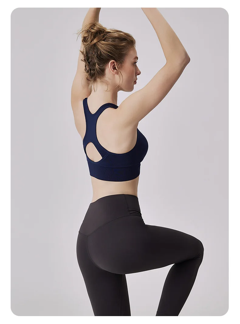 CZGUKE Damen Sport-BH mit Reißverschluss, Plus Size, stoßfester BH, Damen Yoga-Lauf-Fitness-BH, Damen-Unterwäsche – Detail 19