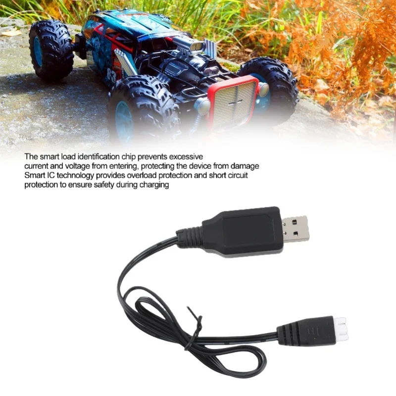1/16 RC Car Charger 7.4V 1000mA Lipo Battery USB Charger Charging Cable For 1/16 Remote Control Car