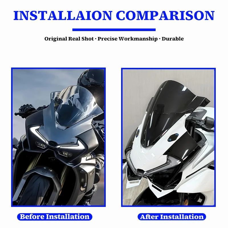 Motorcycle Accessories Racing Windscreen Windshield Wind Deflectors Shield Protector For 500SR 500SR-R 500SR-S 2026 2027