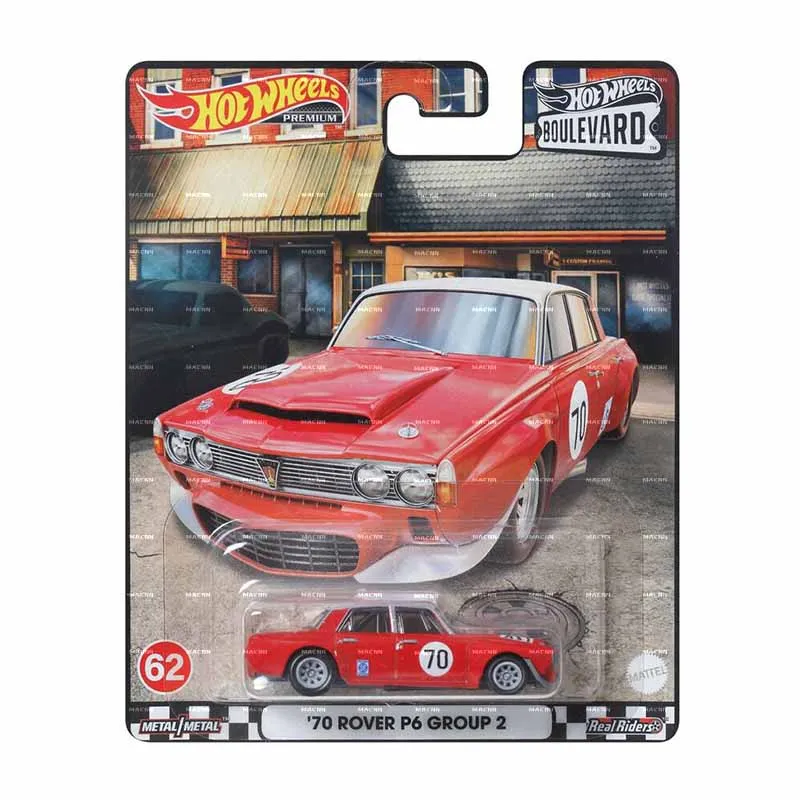 Hot Wheels-Coleção carro modelo para meninos, brinquedos para coleção, Boulevard 13 Series, Subaru Wrx Rover, Mustang, Chevrolet, Gjt68, presente de aniversário