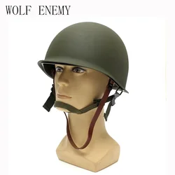 New Hot Sale High Quality Universal Portable Hunting Steel M1 Helmet Tactical Protective  Equipment Field Green Helmet