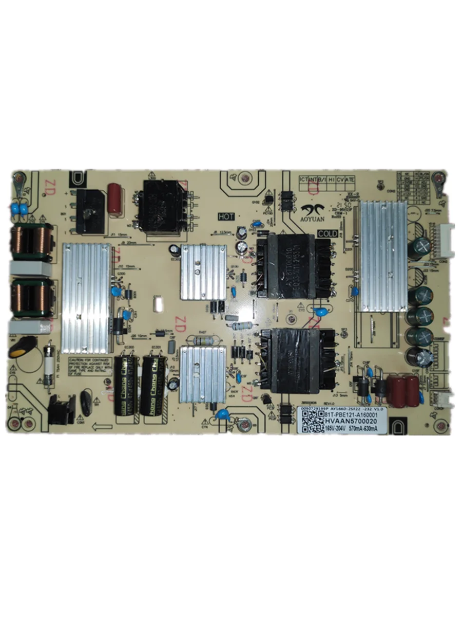 

Free shipping! 3BS00806 AY166D-2SF22 81T-PBE121-A160001 LED TV power board tested, voltage 165v -204v, current 570-630ma