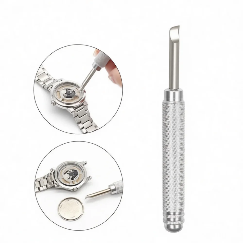 Portable Watch Back Cover Pry Aluminum Grip Opener Tool Professional Repair Equipment For Battery Replacement Work