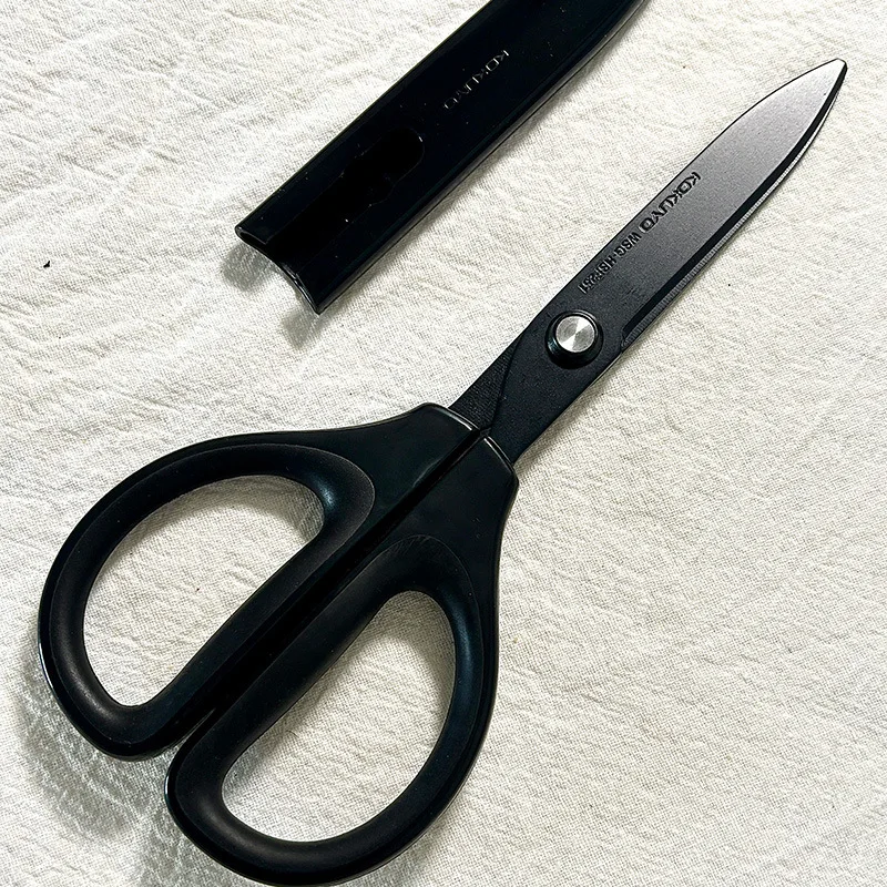 Japan KOKUYO Portable Scissors Multi-function Student Stationery Fluorine Coating&Titanium Plated Safe Hand Paper Cuttings Tool